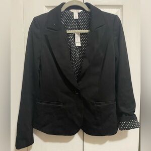White House Black Market Black Blazer Size 4
